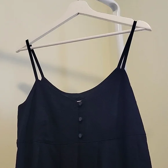 Black linen blend dress - Picture 6 of 6